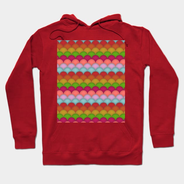 Rainbow Unicorn Scales Hoodie by LozMac